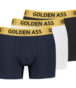 Golden Ass 3-Pack heren boxershort mix