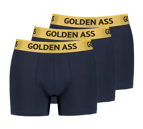 Golden Ass 3-Pack heren boxershort blauw