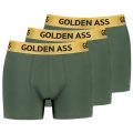 Golden Ass 3-Pack heren boxershort groen