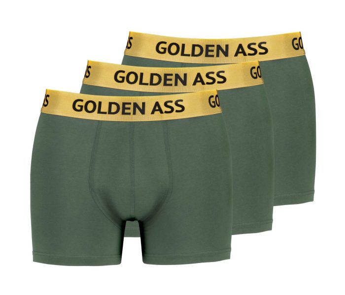 Golden Ass 3-Pack heren boxershort groen