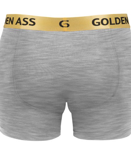 Golden Ass 3-Pack heren boxershort grijs