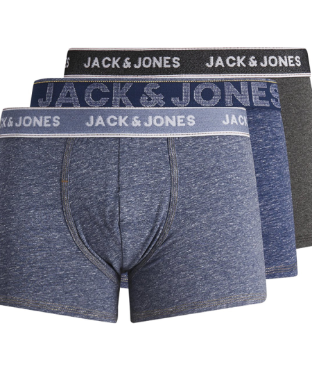 Jack & Jones Denim trunks 3-pack heren boxershorts